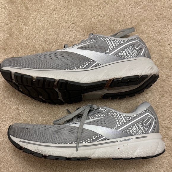 Brooks Ghost 14 Grey Running Shoes - Picture 4 of 12